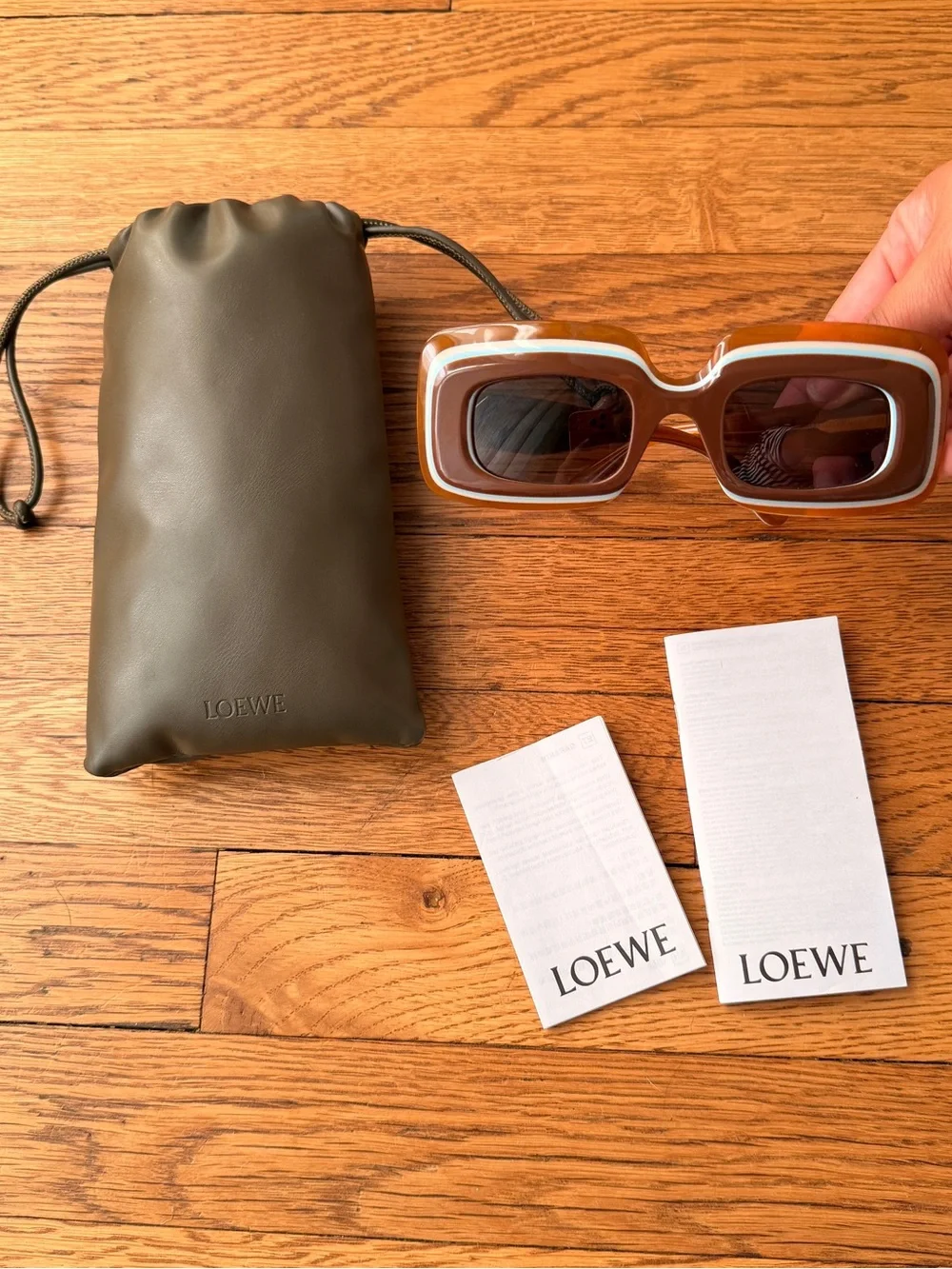 LOEWE × Paula's Ibiza 47MM Rectangular Sunglasses